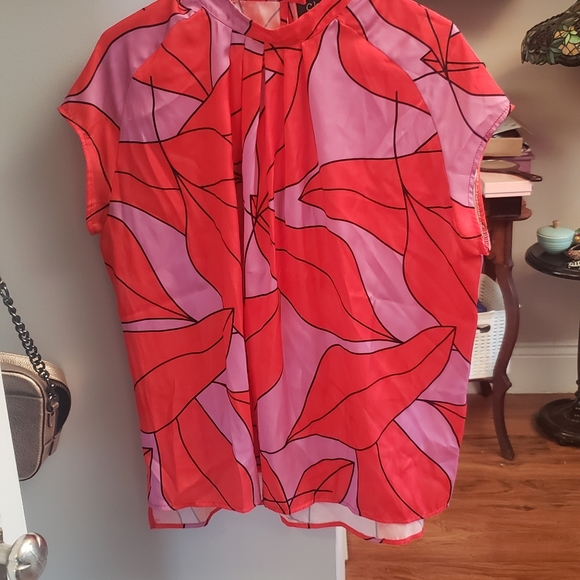 CHEPE, Italy blouse - Vibrant colors, Never Worn, SIZE L - Picture 3 of 7